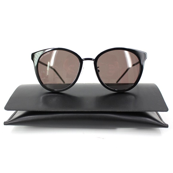 Saint Laurent Black Slim Lightweight Cat-Eye Sunglasses NEW Full Rim YSL main image 7
